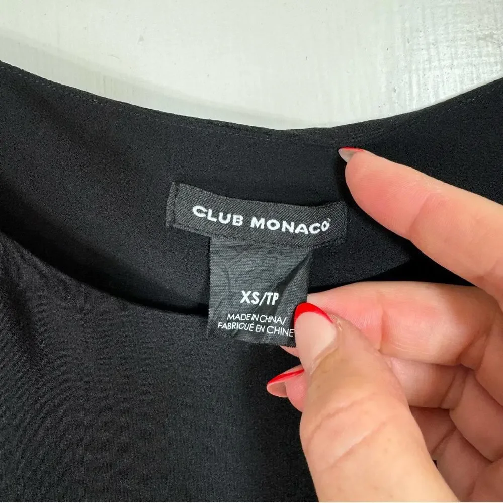 Club Monaco Benicia 100% Silk Ruffle Cami Top - Picture 3 of 7